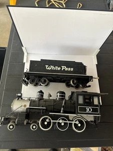 BACHMANN BIG HAULERS G-SCALE #10 WHITE PASS  4-6-0 LOCOMOTIVE & TENDER A7 - Picture 1 of 12