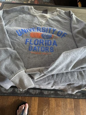 Sudadera Camp David Talla Grande Gris Florida Gators Manga Larga Usada en Excelente Condición Foto 1 de 4