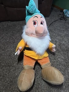 Disney Store 25" Bashful From Snow White And The Seven Dwarfs Plush  Rare - Picture 1 of 8