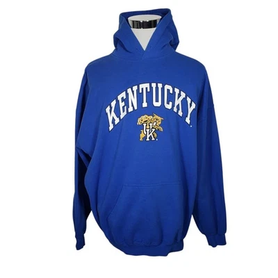 Gildan Kentucky UK Wildcats Mens Pullover Hoodie Pockets Blue Long Sleeve XXL - Image 1 of 4
