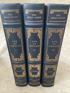 Franklin Library 25th Anniversary Great Books Life of Johnson Boswell 3 vols EM - Bild 1 von 14