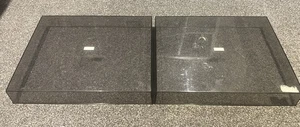 2 X TURNTABLE LIDS / DUST COVERS (PAIR) - 12" VINYL RECORD DECKS DJ - LOT 3 - Picture 1 of 5