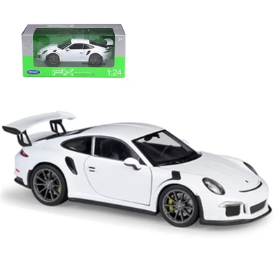 Veículos de carro Welly modelo Porsche 911 GT3 RS de metal fundido 1:24 novos na caixa - Imagem 1 de 4