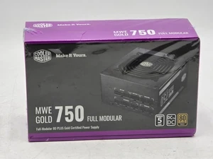 Cooler Master MWE 750W Fully Modular Power Supply 80 Plus Gold Efficiency - Picture 1 of 2