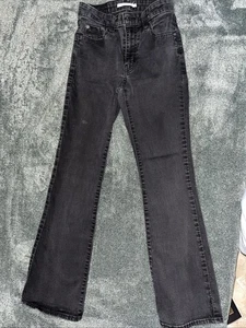 Levi’s 725 High Rise Bootcut Women’s Jeans Black 26x30 - Picture 1 of 7
