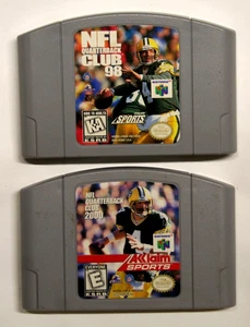 Lote de 2 - NFL Quarterback Club 98 y Quarterback Club 98 - N64 AMBOS PROBADOS - Imagen 1 de 2