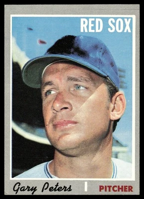 Tarjeta de béisbol 1970 Topps Gary Peters Boston Red Sox #540 EX-MT Foto 1 de 2