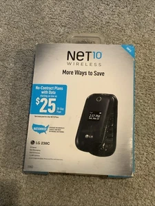 LG Net10 Wireless Flip phone new In The Box Model LG238C - Picture 1 of 5