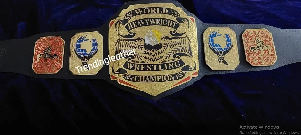 Nuevo Cinturón Campeonato Mundial Personalizado Adulto Talla 2mm ZINC Foto 1 de 1