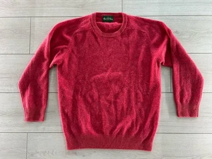 Mens Alan Paine Sweater Red UK40’’ 100% Pure Lambswool Crew Neck Preppy - Picture 1 of 4