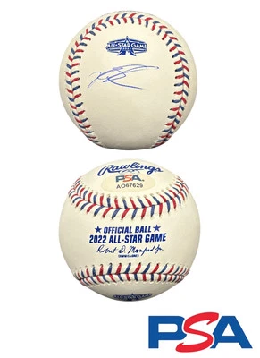 Kyle Schwarber Signed Official 2022 MLB ALL STAR GAME Baseball PSA AUTO Phillies - Image 1 of 2