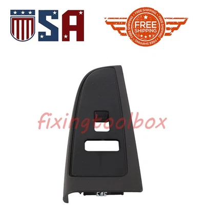 89045120 Front Passenger Side Power Window Switch Bezel Pewter Fits GMC Yukon XL - Image 1 of 4