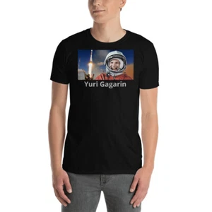 Yuri Gagarin Short-Sleeve Unisex T-Shirt - First man in space. - Picture 1 of 7