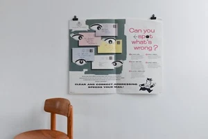 Vintage 1960s GPO Post Office Poster - Picture 1 of 9