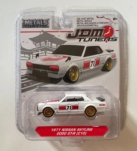 JDM Tuners 1971 Nissan Skyline 2000GT-R (C10) 2018 fundición a presión #14036 - Imagen 1 de 2