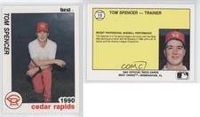 1990 Best Cedar Rapids Reds Tom Spencer #13