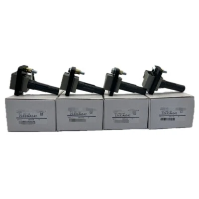 4pcs NEW IGNITION COILS For Forester XT Wrx Sti Legacy Gt Turbo 22433AA541 - Imagem 1 de 4