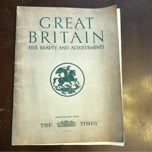 Great Britain Her Beauty & Achievements A-3 Format Taschenbuch 1930’s - Bild 1 von 15