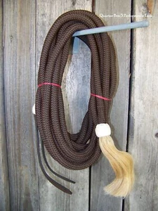 Mecate - Cord with Horse Hair Tassel (Brown) - Picture 1 of 2