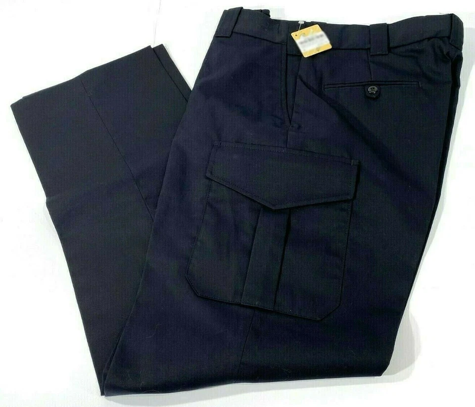 Mens Flying Cross 47300 Valor Cargo Pants With Freedom Flex Waistband Navy 36x33