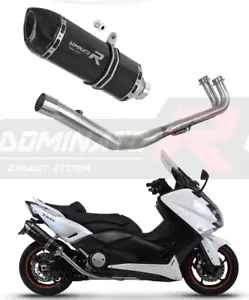 Complete Titanium Black Exhaust Special Yamaha TMAX T Max 530 - Picture 1 of 5