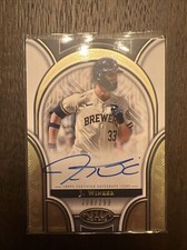 2023 Topps Tier One #PPA-JW1 Jesse Winker /299 Milwaukee Brewers On Card Auto