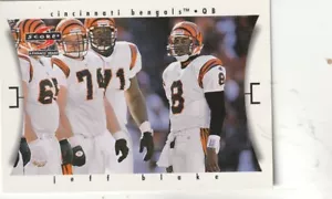 SPEDIZIONE GRATUITA-COME NUOVO-1997 serie vetrina spartiti Jeff Blake #63 BENGALS - Foto 1 di 1