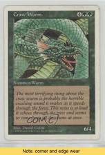 1997 Magic: The Gathering - Core Set: 5th Edition Craw Wurm READ 4s2