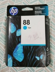 Hp Ink Cartridge 88 Cyan Expired Date Dec 2017 NIB - Picture 1 of 4