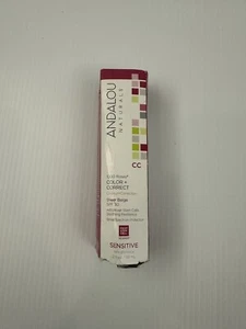 Andalou Naturals Sensitive 1000 Roses CC Color & Correct SPF 30 Sheer Beige 2 oz - Picture 1 of 7