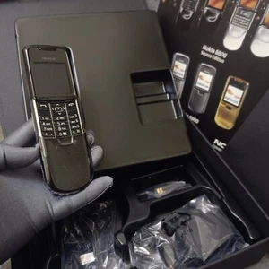 RARE NOKIA 8800 CLASSIC BLACK UNLOCKED GSM MOBILE PHONE FULL BOX Made in Germany - Photo 1 sur 22