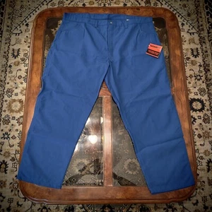 🇺🇸 SAF-TECH USA Bright Blue NOMEX Fire Static Resist Work Pant Mens FR 48x30 - Picture 1 of 5