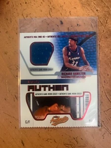 2002-03 Fleer Authentix Jersey Authentix - Richard Hamilton - Picture 1 of 2
