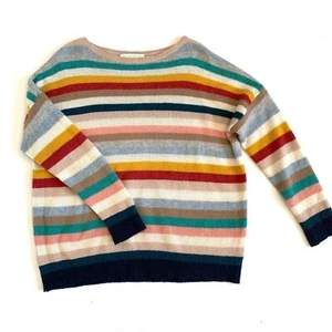 NAKED CASHMERE | Phillipa Pullover bunt Regenbogen gestreift 100% Kaschmir Gr. M - Bild 1 von 15