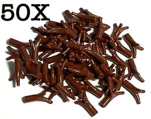 LEGO - NEU - rotbraun - Pflanze Blumenstiel mit Stab 3 Stiele - #68211 - 50 Teile - Bild 1 von 2