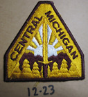 Patch couleur vintage armée programme JROTC ROTC CENTRAL MICHIGAN UNIVERSITY CMI MI