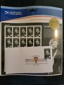 Scott #4461 Katherine Hepburn Sheet of 20 Stamps w/FDC - Sealed - Picture 1 of 2