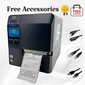 BUNDLE SATO CL4NX High Performance Thermal Transfer Label Printer WiFi LAN USB - Picture 1 of 15