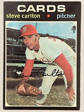 1971 Topps Steve Carlton #55 Vintage Baseball St. Louis Cardinals