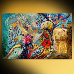 Las colinas de Jaffo: impresión artística judía contemporánea de Elena Kotliarker - Imagen 1 de 4