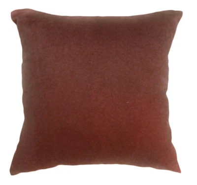 Mg06a Deep Reddish Brown Soft Faux Micro Suede Fabric Cushion Cover/Pillow Case - Image 1 of 4