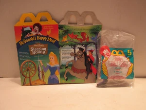 1996 McDonald's Happy Meal Toy and Box Disneys Sleeping Beauty #5 Dragon - Picture 1 of 8