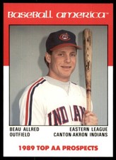 1989 Best Baseball America Beau Allred Canton-Akron Indians #AA7