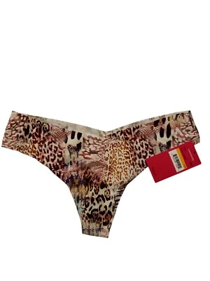 **NEW** $24 COMMANDO WOMENS AMAZON ABSTRACT CLASSIC THONG PRINT PANTIES SIZE S/M - Image 1 of 4