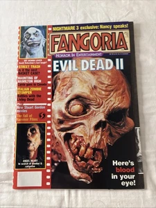 Fangoria Magazine #63 Evil Dead II Cover MaY 1987 TRICK OR TREAT Poster - Picture 1 of 9