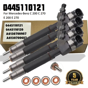 4X Inyector de combustible para Mercedes-Benz A6130700687 A6130700987 0445110121 0445110120 - Imagen 1 de 11