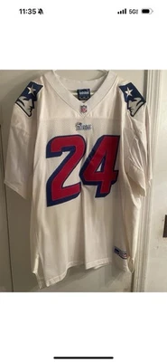 adidas Ty Law No. 24 New England Football Jersey Size 54/2xl Authentic Rare - Image 1 of 3