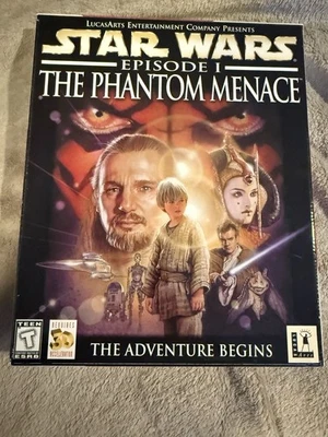 Star Wars Episode 1 The Phantom Menace PC Game in Big Box (Excellent Condition!) - Image 1 of 2