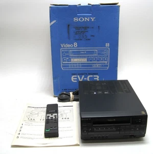VTG SONY EV-C3 Video8 8mm VCR Editing Player W/Remote & Manual Tested Working! - Picture 1 of 4