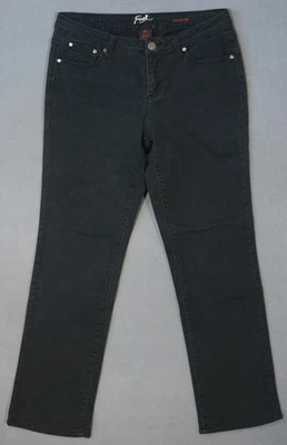 WC13448 REALLY NICE ****EARL JEAN**** STRAIGHT LEG FIT WOMENS JEANS sz10P BLACK - Image 1 of 4